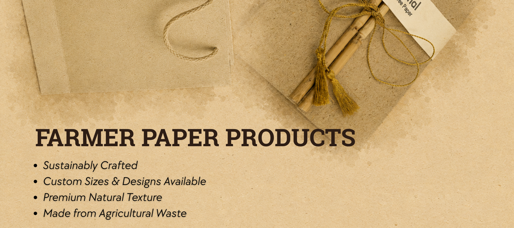 Farmer Paper products banner