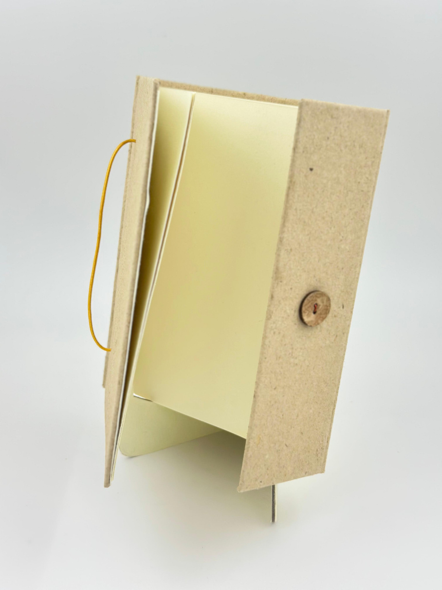 Button Stripe Notebook