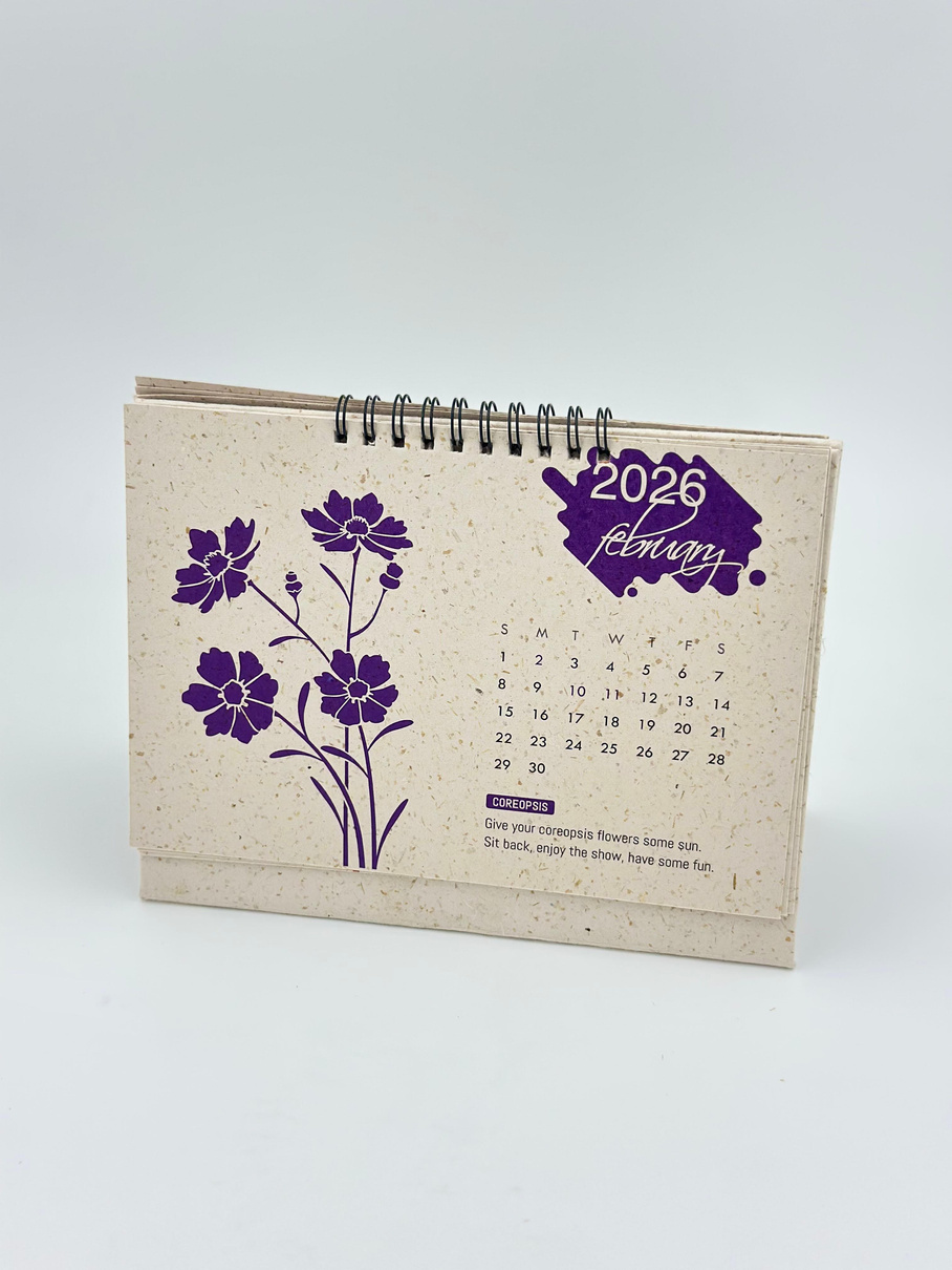 Farmer Paper Green Design Calendar